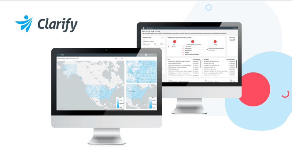 Clarify Health COVID-19 Patient and Population Risk Product Screens