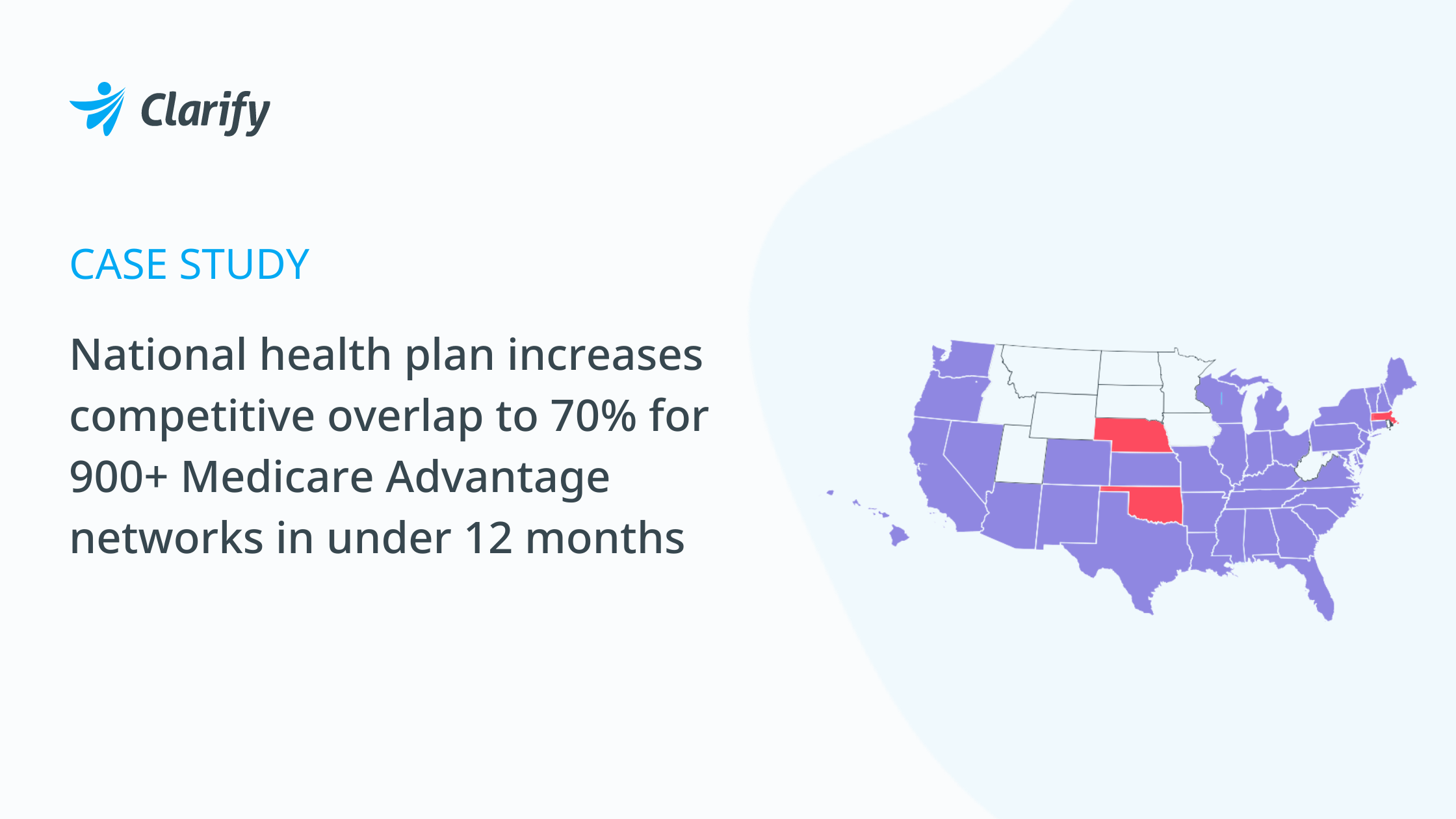 National health plan increases competitive overlap to 70% for 900+ Medicare Advantage networks in under 12 months