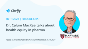 Dr. Calum MacRae Health Equity Pharma Blog Image