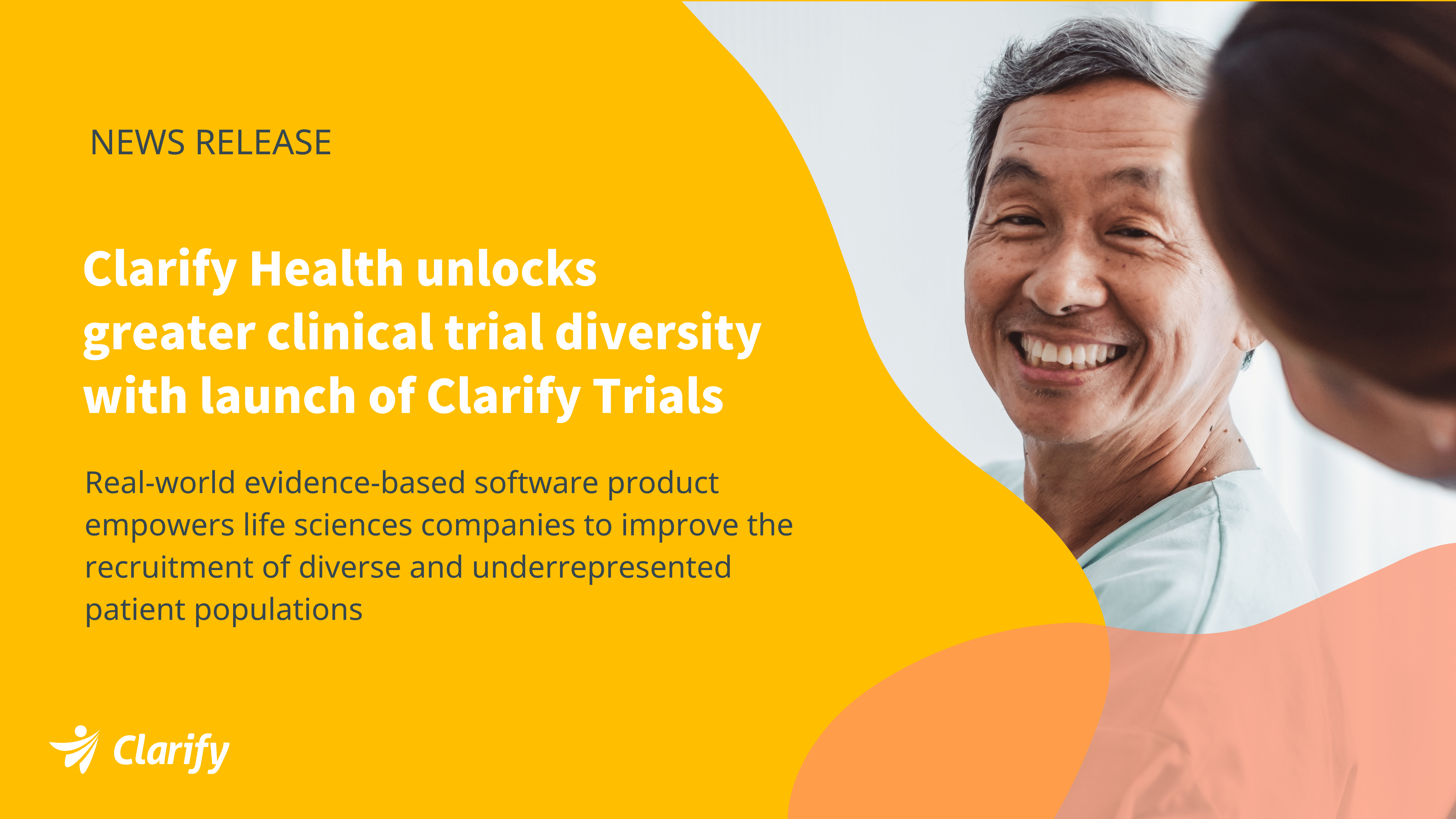 Thumbnail for News release: Clarify Health unlocks greater clinical trial diversity with launch of Clarify Trials