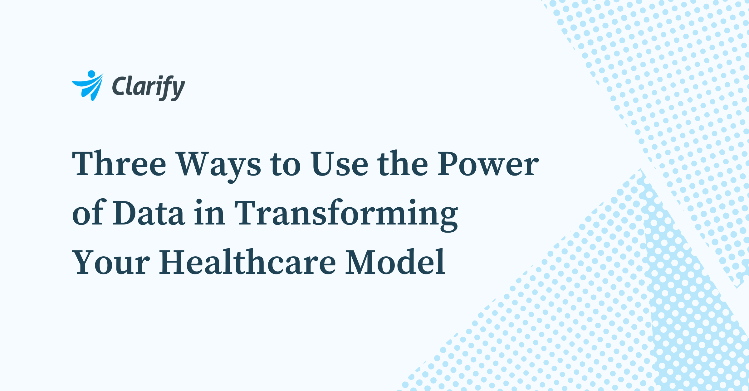 Thumbnail for Three Ways to Use the Power of Data in Transforming Your Healthcare Model