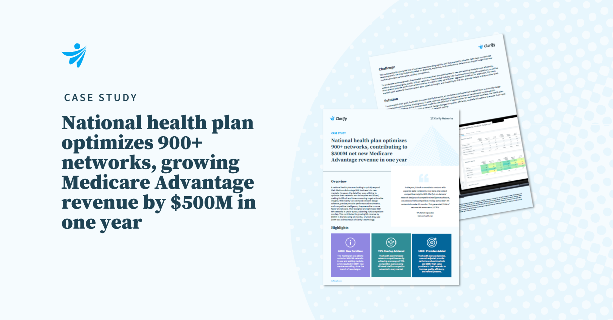 Thumbnail for National health plan optimizes 900+ networks, contributing to $500M net new Medicare Advantage revenue in one year