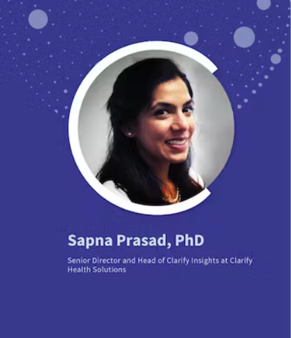 Thumbnail for Sapna Prasad, PhD: Leveraging Data to Improve Patient Journeys