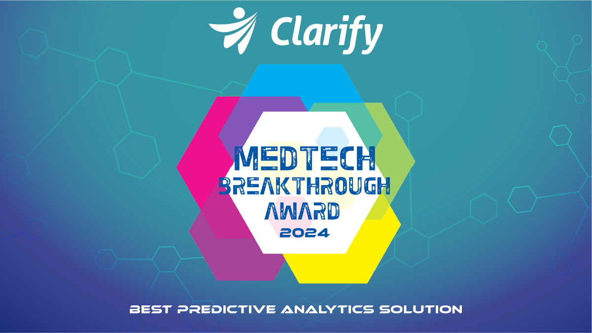 Thumbnail for Clarify Health Named Best Predictive Analytics Solution by MedTech Breakthrough Awards